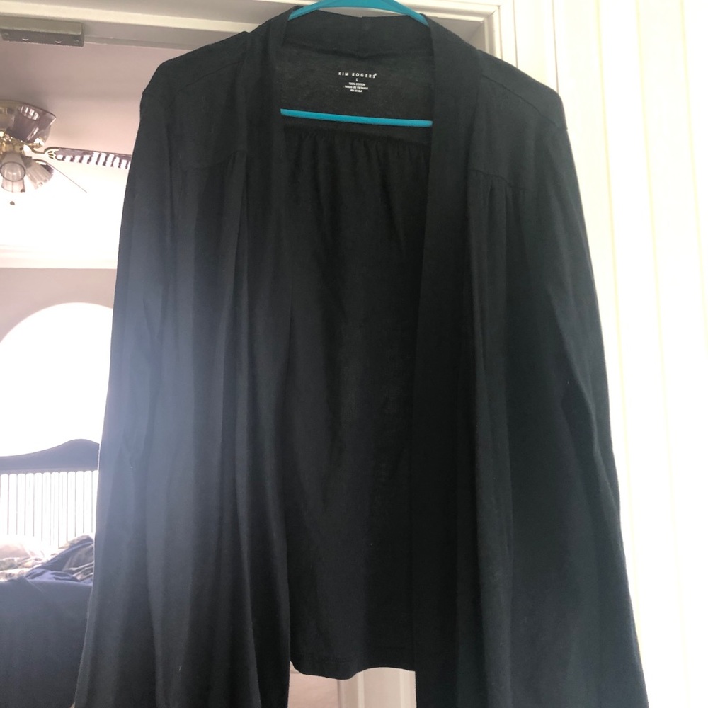 Kim Rogers Black Cardigan, L
